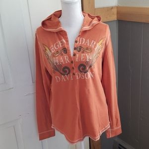 Ladies like new HDMC Tshirt hoodie